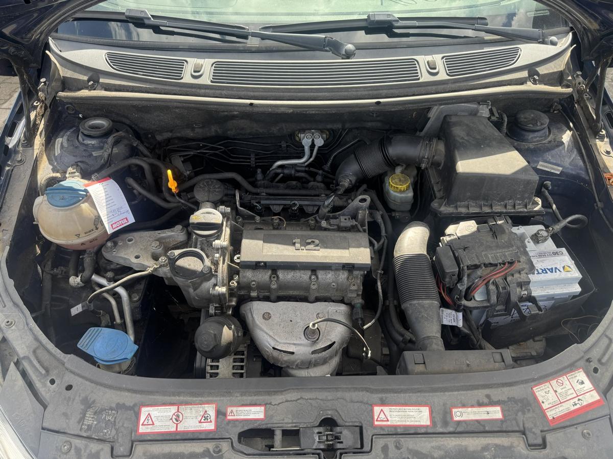 Skoda Fabia 2 5J original Motor 1,2 51kw CGPA 5G Schalter Motor l&auml;uft Bj.2010